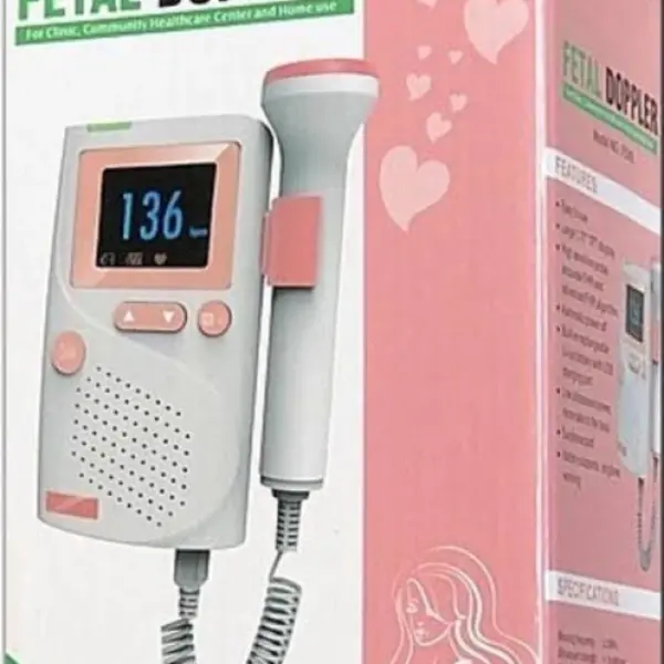 Handheld Fetal Doppler Rechargeable with graph