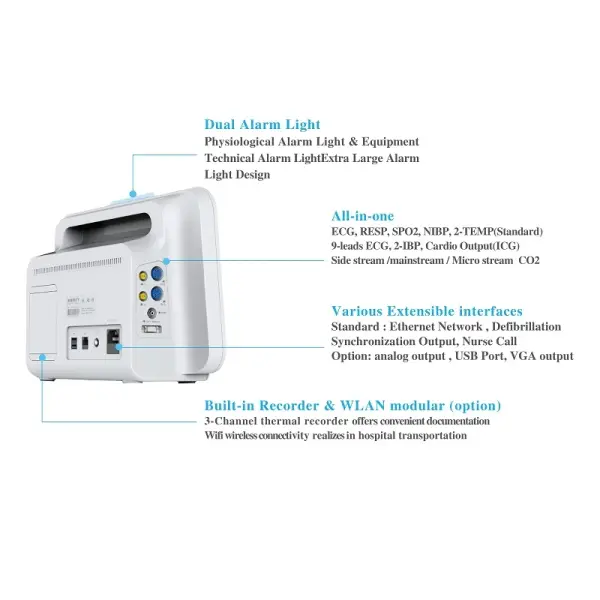 Patient Monitor Yonker YK-8000C