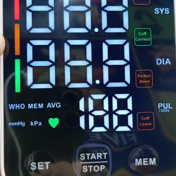Rechargeable Digital Blood Pressure Monitor | Upper Arm BP Apparatus