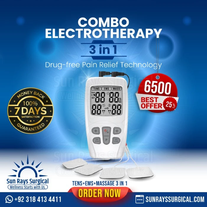 3-in-1 Combo Electrotherapy!