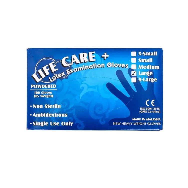 Life Care Latex Gloves – Disposable Examination Gloves