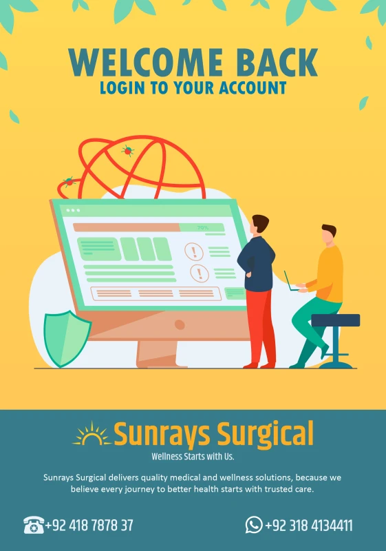 Customer Login Page Image