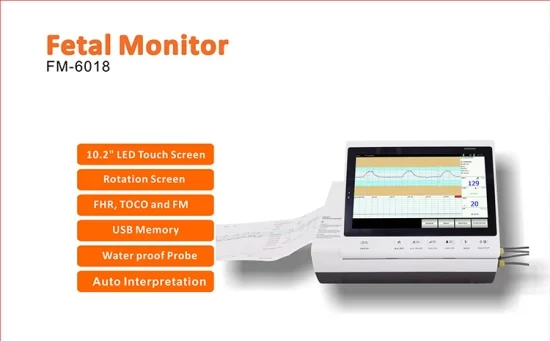 FM-6018 Baby Fetal Monitor Portable Ctg Machine