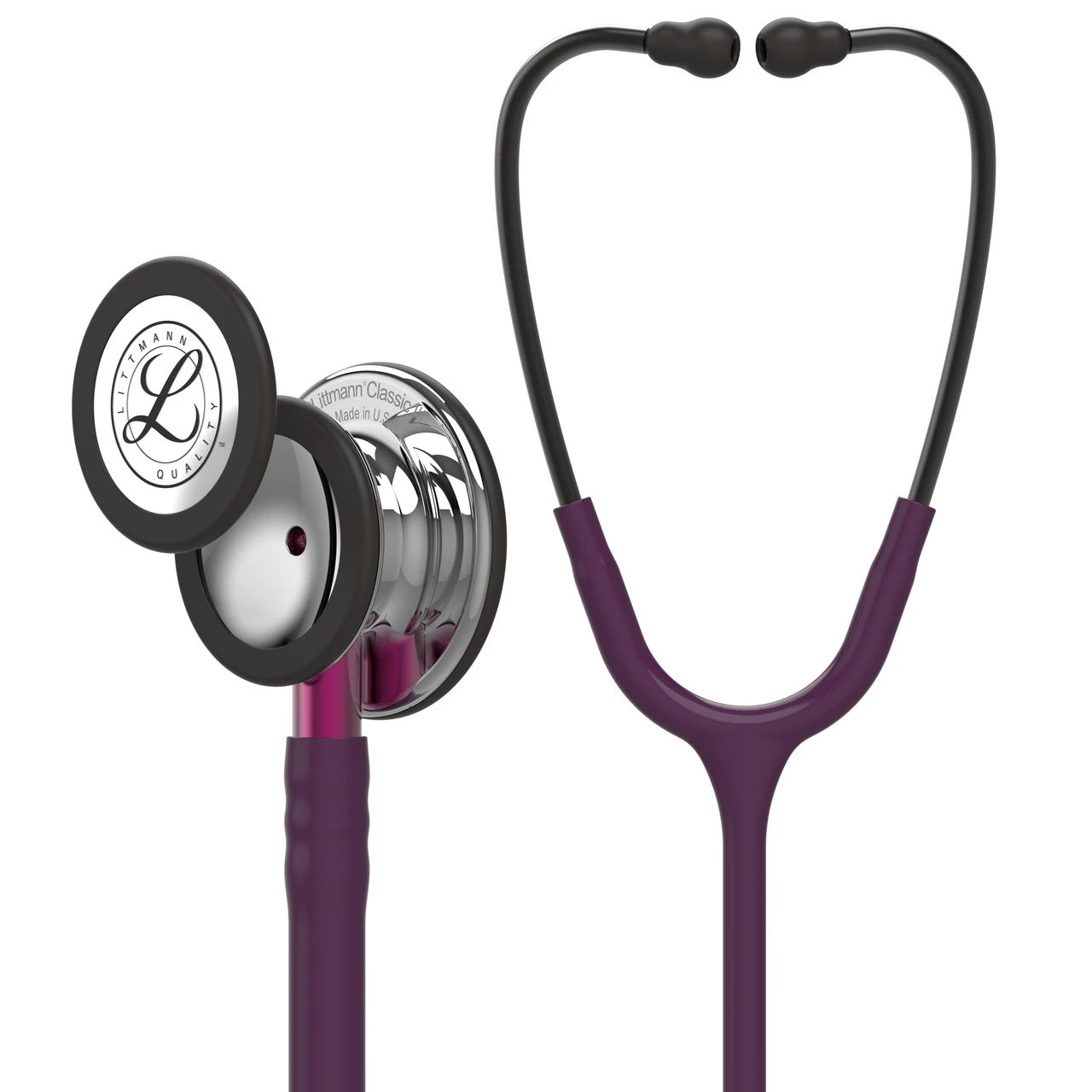 3M™ Littmann® Classic III™  Stethoscope, 5960, Mirror Finish Chestpiece, Plum Tube
