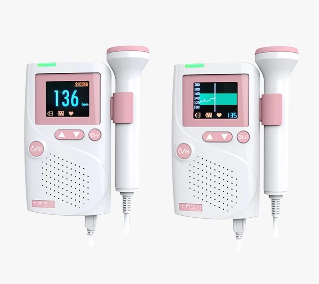 Handheld Fetal Doppler Rechargeable with graph