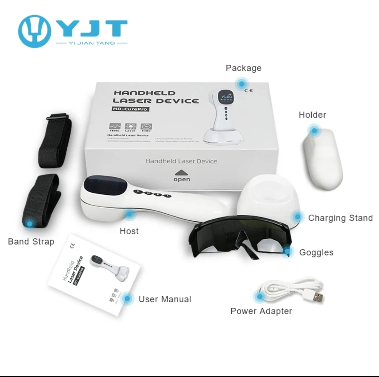 Handheld Laser Therapy Device  With TENS Function HD-Cure Pro