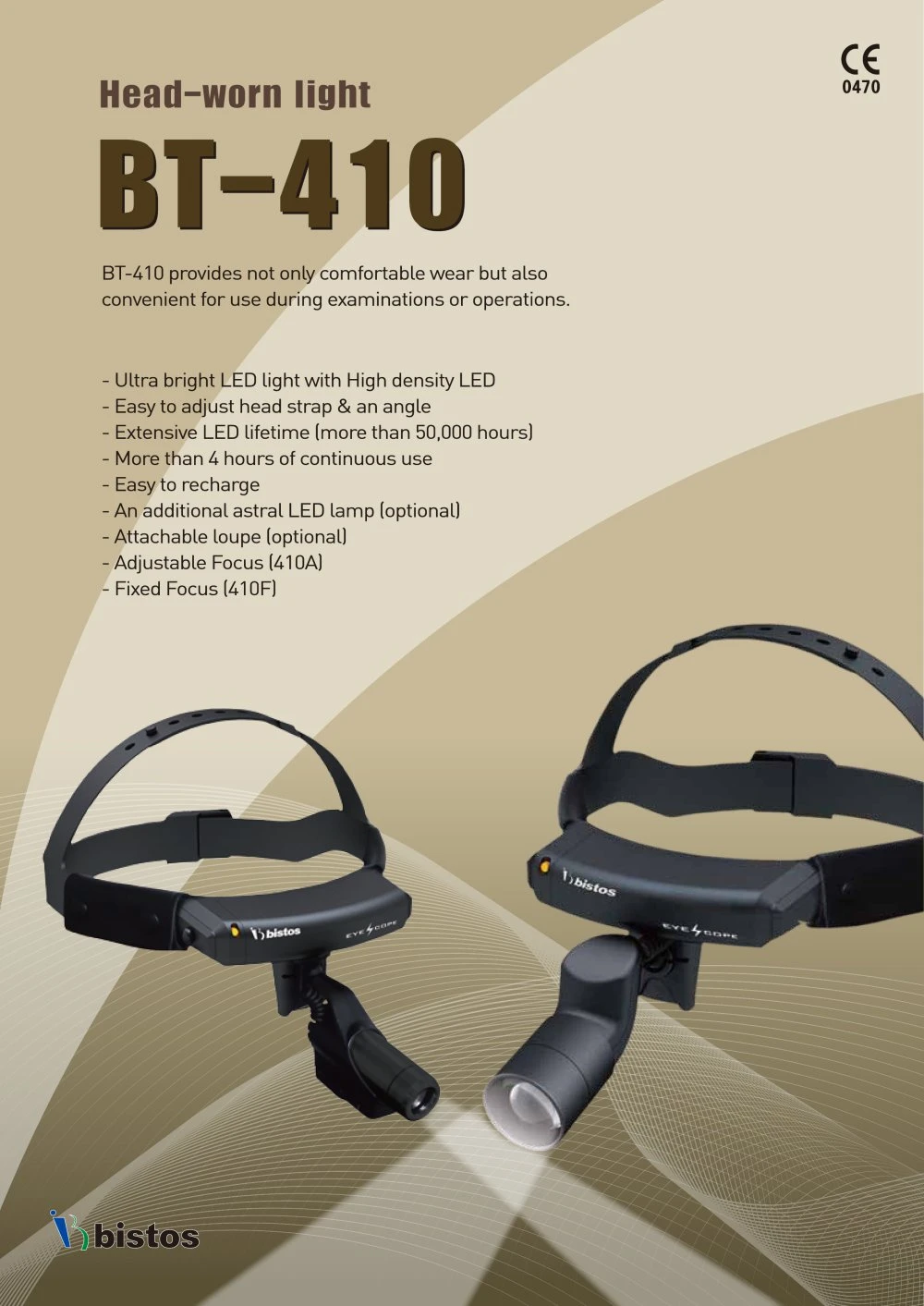 BT410 Head Light LED Bistos Korea