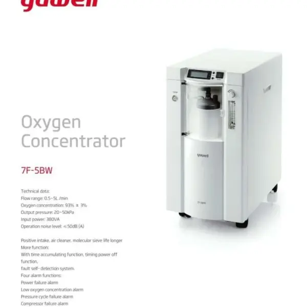 Yuwell 5L oxygen concentrator 7F-5BW