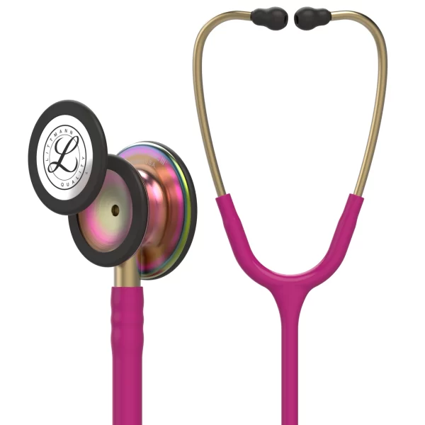 Littmann Classic III Stethoscope, Rainbow Raspberry, 5806