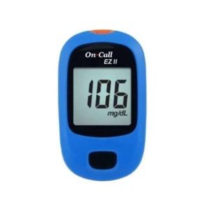 Name: ON CALL Glucometer EZ II Brand: ACON USA Diabetes is a very common disease nowadays. It needs proper checking on daily basis. For this purpose, many glucometers and other medical products are available for checking diabetic levels on regular basis. On Call Plus Blood Glucometer EZ II in Pakistan is one of the best glucometer devices available in market which is best quality as well as very cost effective products.