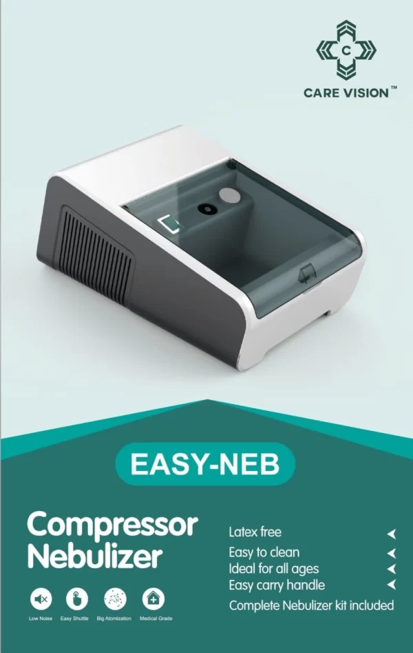 Product Name: Easy Neb Nebulizer Brand : Care Vision BUY Care Vision Nebulizer Price in Pakistan NOW! – 100% GENUINE PRODUCT