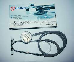 LifeCare Original Double Dual Head Stethoscope Classic Luxury Smart Design